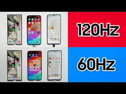 120Hz vs 60Hz Samsung S24 Ultra vs iPhone 15 Pro Max vs Pixel 8 Pro EXTREME Battery Drain Test