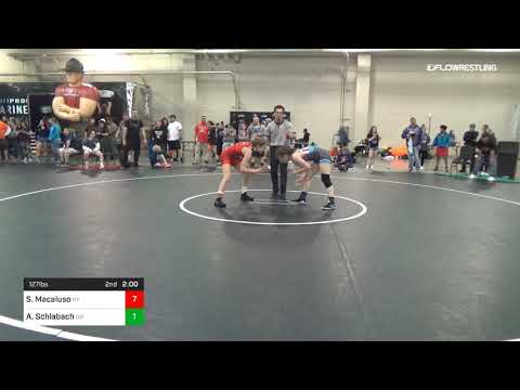 127 Lbs Semifinal Sofia Macaluso Team New York Vs Andrea Schlabach Team Ohio