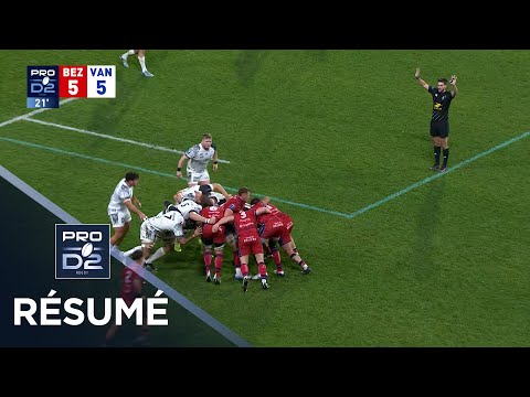 PRO D2 Saison 2025-2026 J15 - Résumé AS Béziers Hérault - RC Vannes