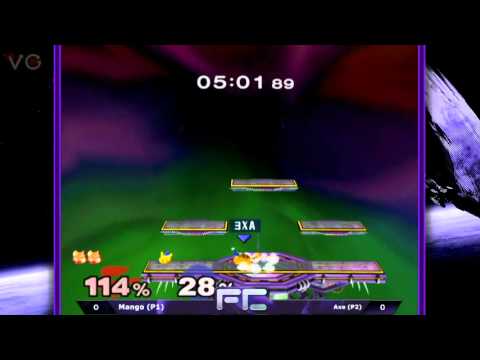 MELEE-FC 10R - Singles Top 8: Mango (Fox) vs. Axe (Pikachu) - SSBM