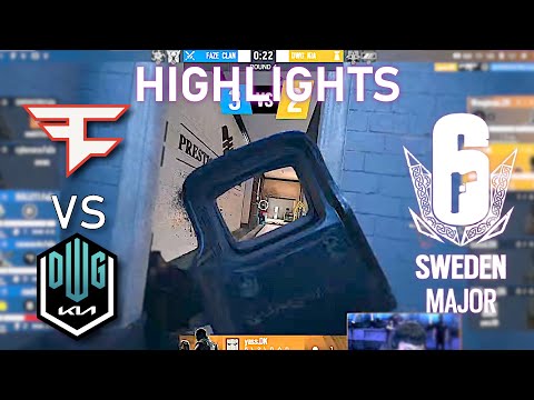 INSANE GAME! FaZe vs DWG - HIGHLIGHTS - Semifinals - Sweden Major 2021 - R6 Esport