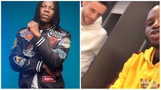 Mubarak Wakaso's white team mate sings Stonebwoy's "Most Original' song in their Dressing Room