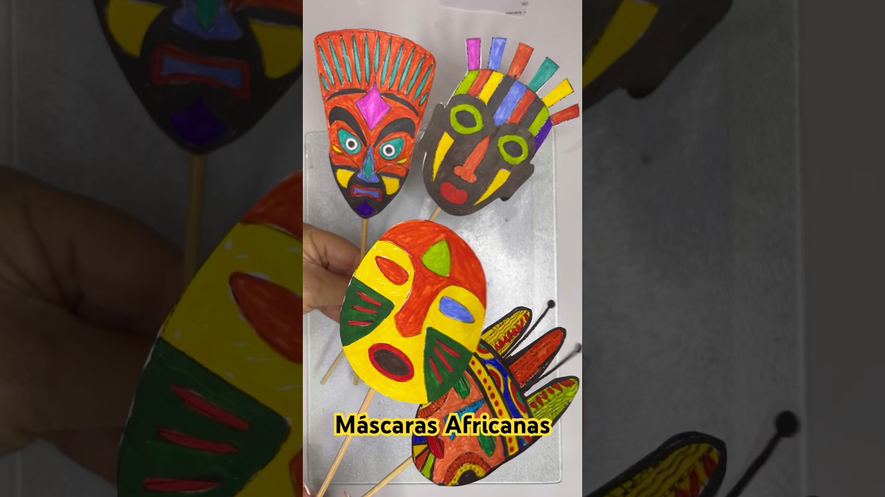 Máscaras Africanas 🤎Educação Infantil
