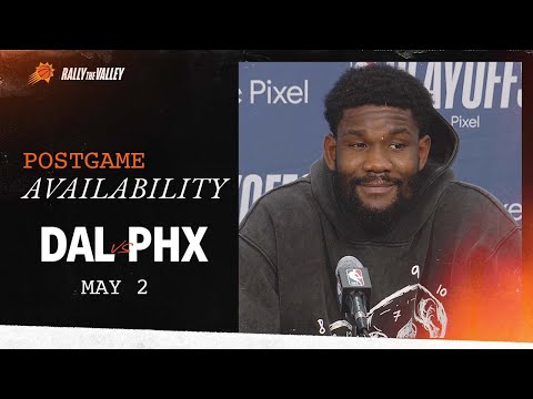 Suns vs. Mavericks Game 1 Postgame Media Availability: Williams, Booker, Paul, and Ayton