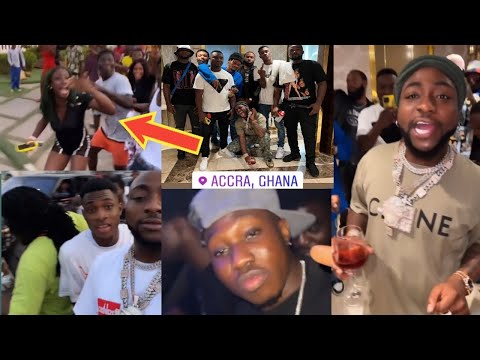 Davido & Fans Go Crazy On Bikes In Ghana With Zlatan Ibile As The Shutdown Concerts