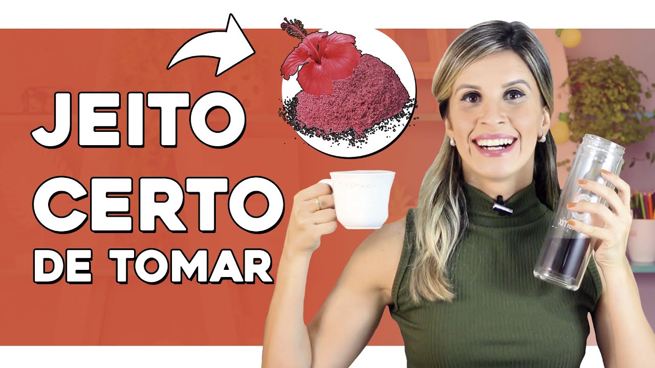 Forma Correta de tomar chá de Hibisco para Secar e Emagrecer 🌺