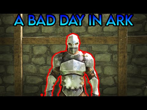 HAVING A PRETTY BAD DAY IN ARK SURVIVAL EVOLVED