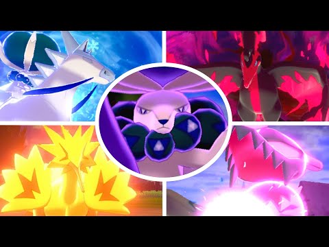 Pokémon Sword & Shield: Crown Tundra - All Legendary Pokémon Signature Moves