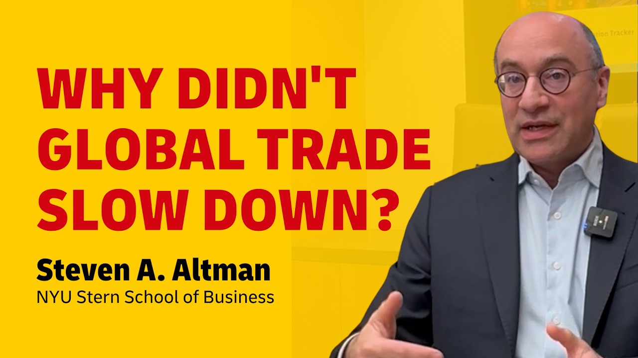 Why global trade is growing faster than expected | DHL Globalization Tracker