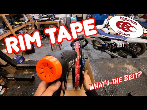 What Is The Best Way To Install Rim Tape On A Dirt Bike | Best Dirt Bike Rim Tape | Highland Cycles