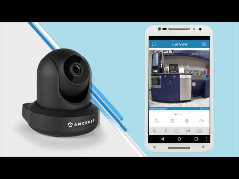 Wifi Mobile App Setup for Amcrest ProHD 2MP PTZ WiFi IP Camera (IP2M-841)