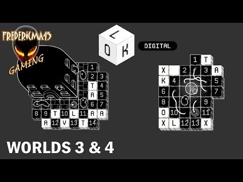 LOK Digital WORLDS 3 City & 4 Electricity Walkthrough / Soluce (Minimal Puzzle Game)