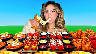 ROBLOX MUKBANG GAME vs IN REAL LIFE ASMR! ROBLOX MUKBANG GAME vs IN REAL LIFE ASMR!