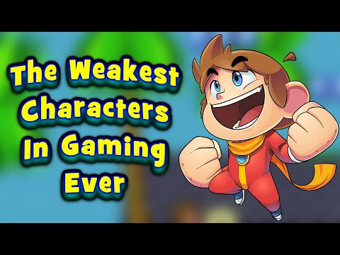 The Weakest Characters In Gaming Ever # 1 - Alex Kidd