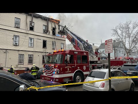 *FIRST VIDEO OF 2026* Passaic Fire Department 3rd ALARM Fire 1-10-26 Part 1 of 2.