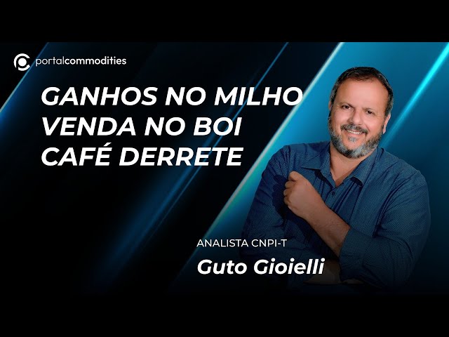 Boi em queda, café também.