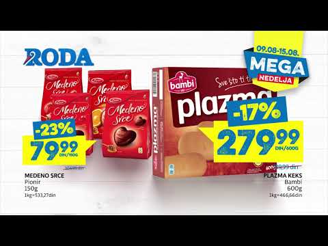 Roda | Mega nedelja 09.08 - 15.08.2019.