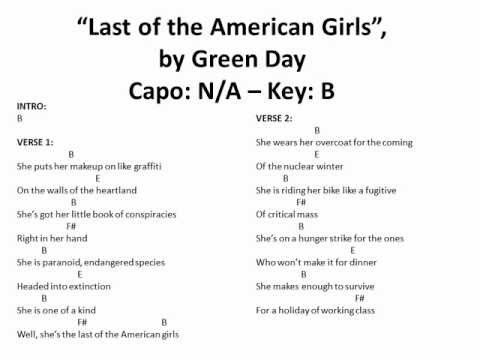 Last Of The American Girls - Green Day