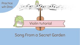 Download lagu Song From A Secret Garden (Violin Tutorial | Play along | Playing partner) mp3