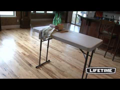 Lifetime 4-Foot Adjustable Height Table (Commercial)