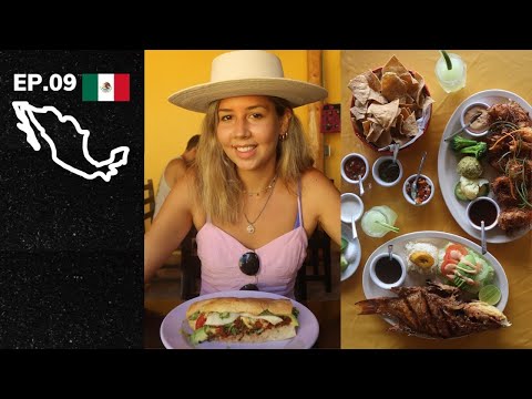 Provando Comida de Rua em  TULUM - O Paraiso Mexicano de FRUTOS DO MAR 🦞 - EP.09