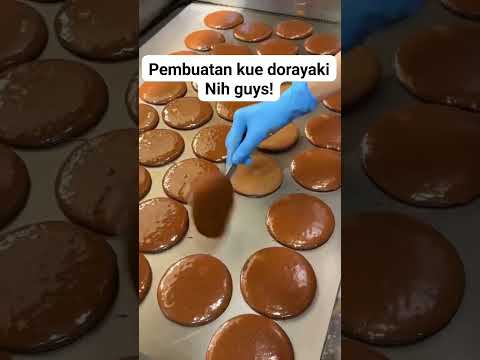 Proses Pembuatan Kue DORAYAKI #shorts #short #fyp