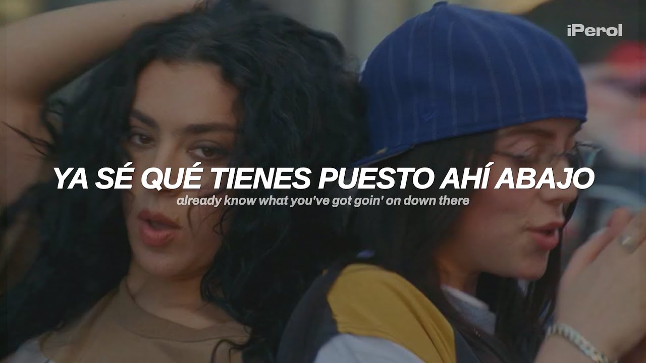 Charli xcx ft. Billie Eilish - Guess (Español + Lyrics) | video musical