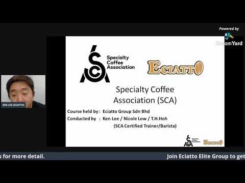 Online SCA Barista Skills - Level of Foundation (Episode #1)