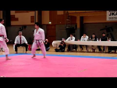JKA Tournament Bergen,Norway 26.11.2011 final Norway vs Japan