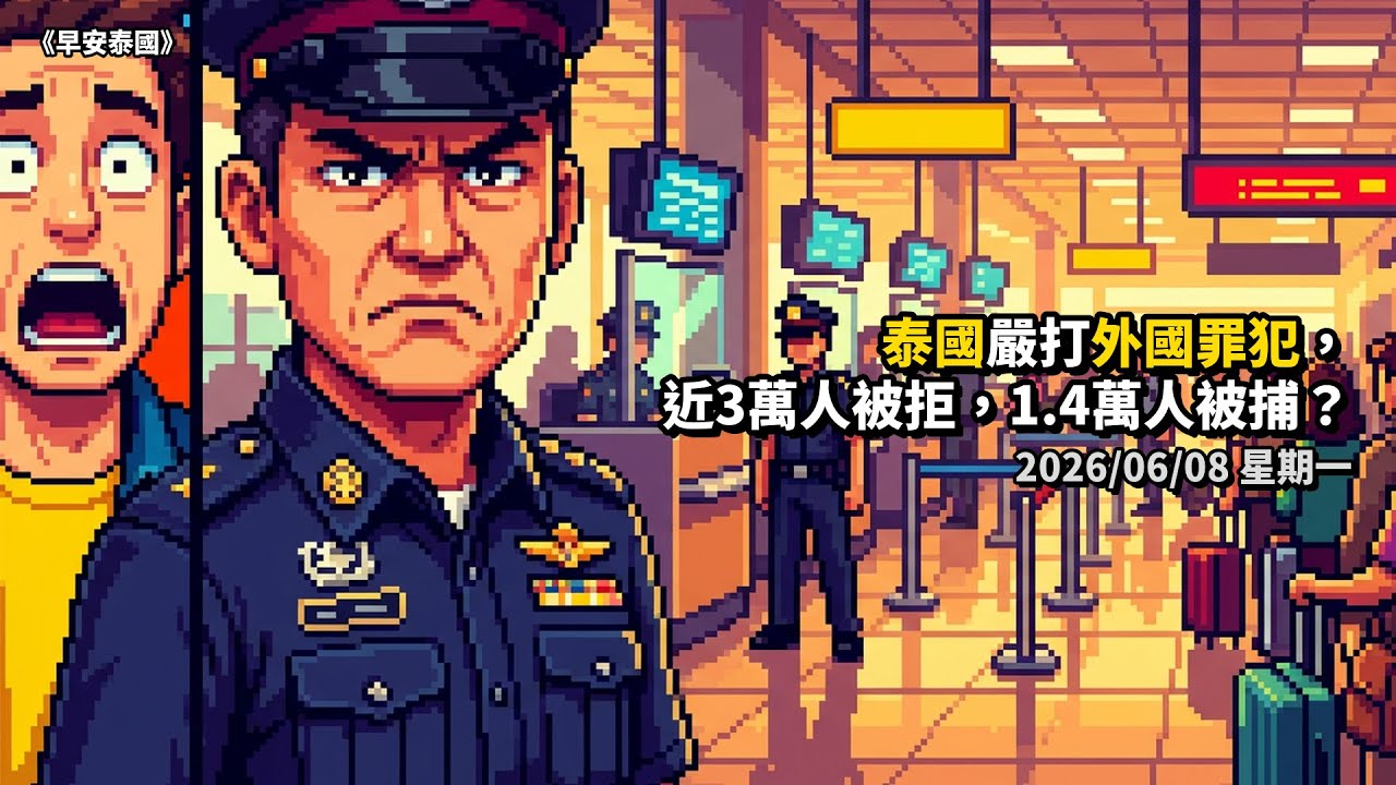 泰國移民局嚴打外國罪犯：近3萬人被拒入境，逾1.4萬人被捕 episode artwork