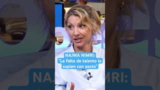 NAJWA NIMRI: "La falta de talento la suplen con pasta" #cine #series #television #netflix #shorts