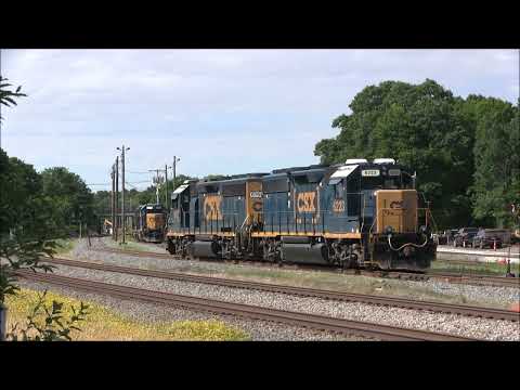 CSX L007 on restored yard track - 6/2022