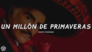 Vicente Fernández - Un Millón de Primaveras (Letra)