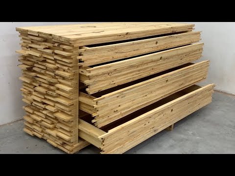 Amazing Woodworking Ideas With Pallets Bar You Can Do It Now - Build A Cabinet With Secret Drawers