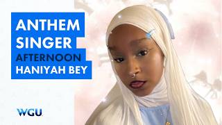 National Anthem by Haniyah Bey, Afternoon Ceremony - WGU 2026 New York Commencement