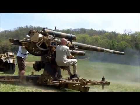 Flak 37 “German 88“ Firing Compilation