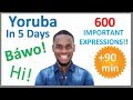 Yoruba Most Common Vocabulary | 600 Words | Easy conversation