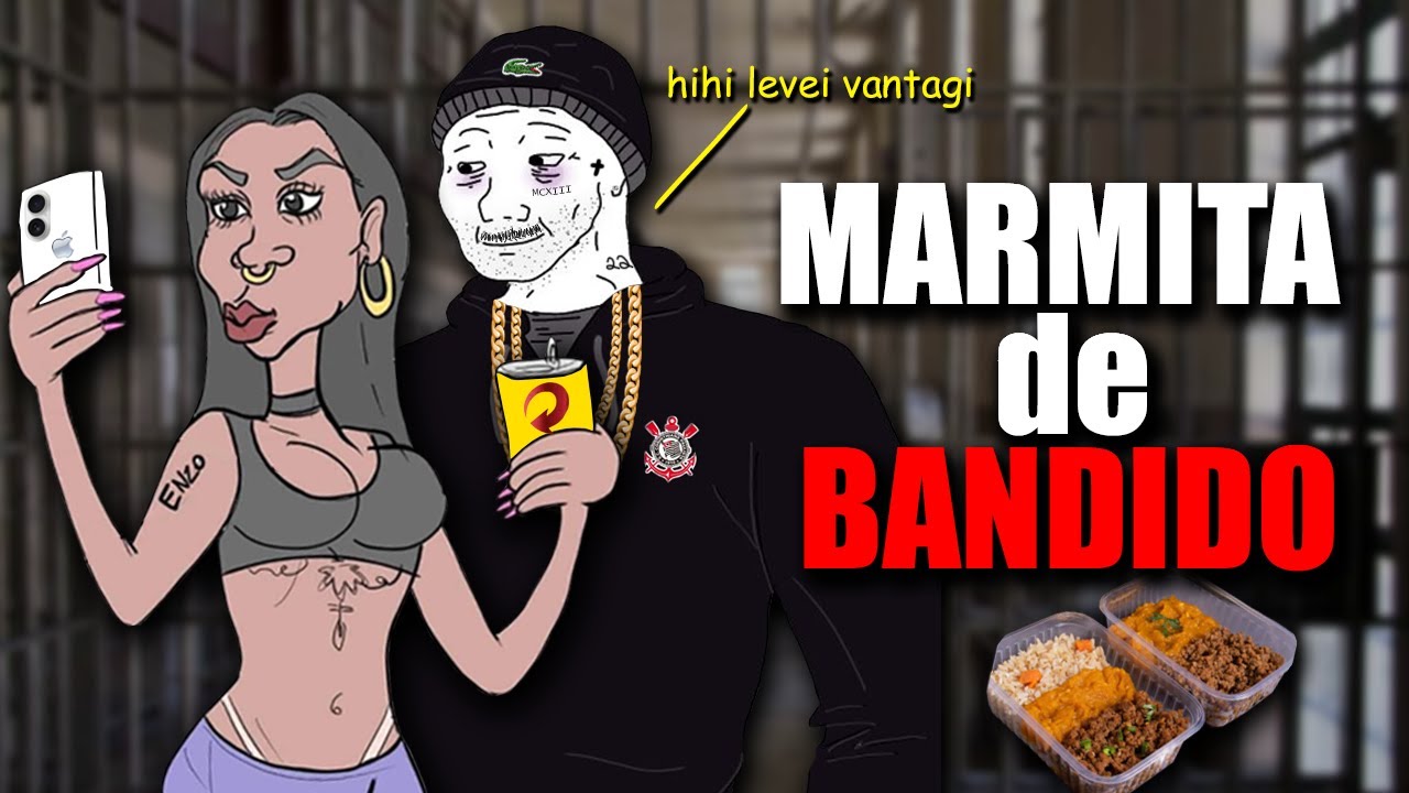 MULHER DE PRESO INDO LEVAR COMIDA NA PRISÃO