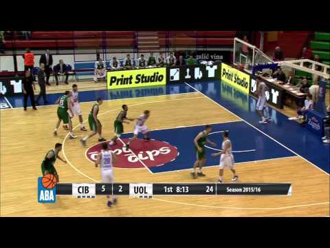 ABA Liga 2015/16, Round 4 match: Cibona - Union Olimpija (9.10.2015)