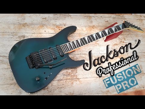1990 Jackson Professional Fusion Pro Trans Green Made In Japan EMG Schaller Floyd Rose image 18