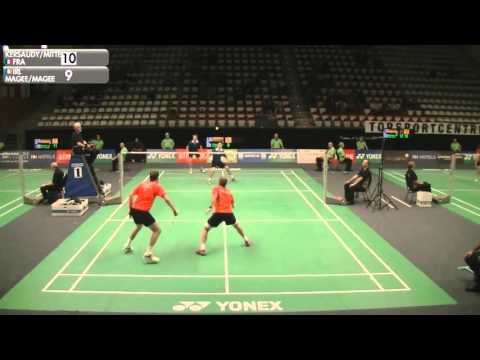Dutch Open 2015 * R32 * MD * Bastian Kersaudy/Gaetan Mittelheisser vs Joshua Magee/Sam Mag