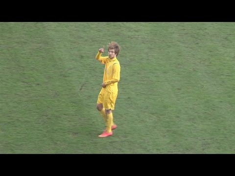 Павел Забелін.  Гол. "Нёман" (Гродна) - "БАТЭ" (Барысаў), 1-2, 04.04.2015