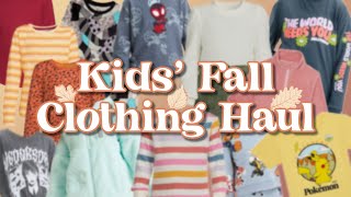 Kids’ Fall Clothing Haul 2023 | Target, Walmart, Amazon🍂🎃