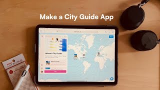 How to make a city guide map app, with no code
