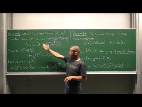 The divisor class group