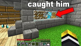 I played Minecraft at 2AM and found someone breaking into my faction base... (HE LEFT SIGNS TOO!)