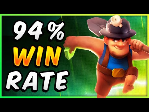 94% WIN RATE! New Top Miner Poison Deck — Clash Royale