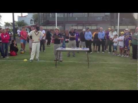 Oakleigh Cricket Club - First XI 2012/13 Premiers - 200 game presentation to Ben 'Spike' Pinwill