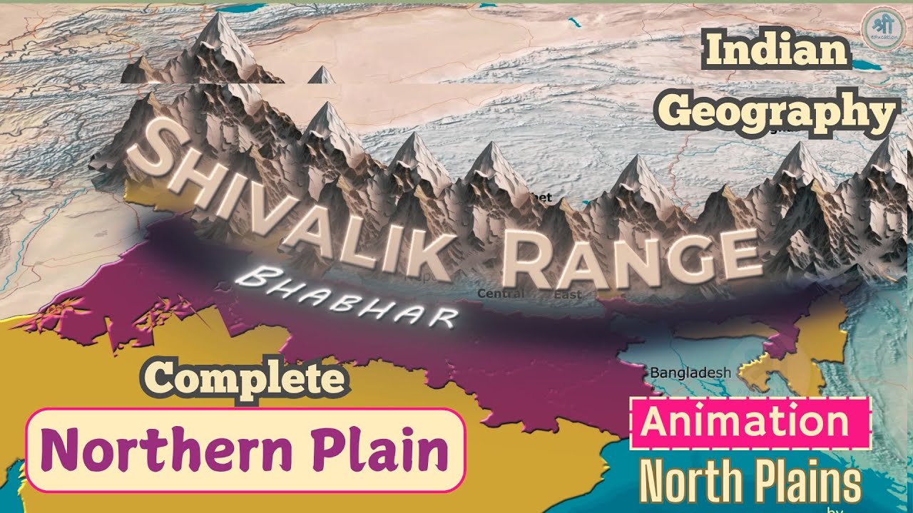 Video lecture on Bhabhar, Terai, Bangar, and Khadar regions