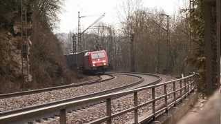preview picture of video '185 216-9 mit langem Gz bei Regensburg [HD]'